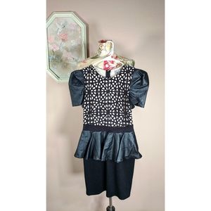 10/$10 Angel Biba Faux Leather Dress